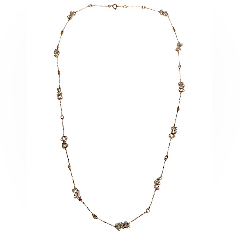AVON Vintage Pearl Gold Necklace